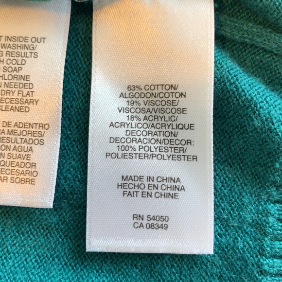 Beautiful blue/green cardigan - Picture 6 of 6